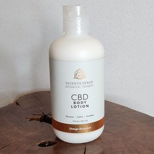 Seven7h Sense Botanical Therapy CBD Body Lotion Orange Bergamot